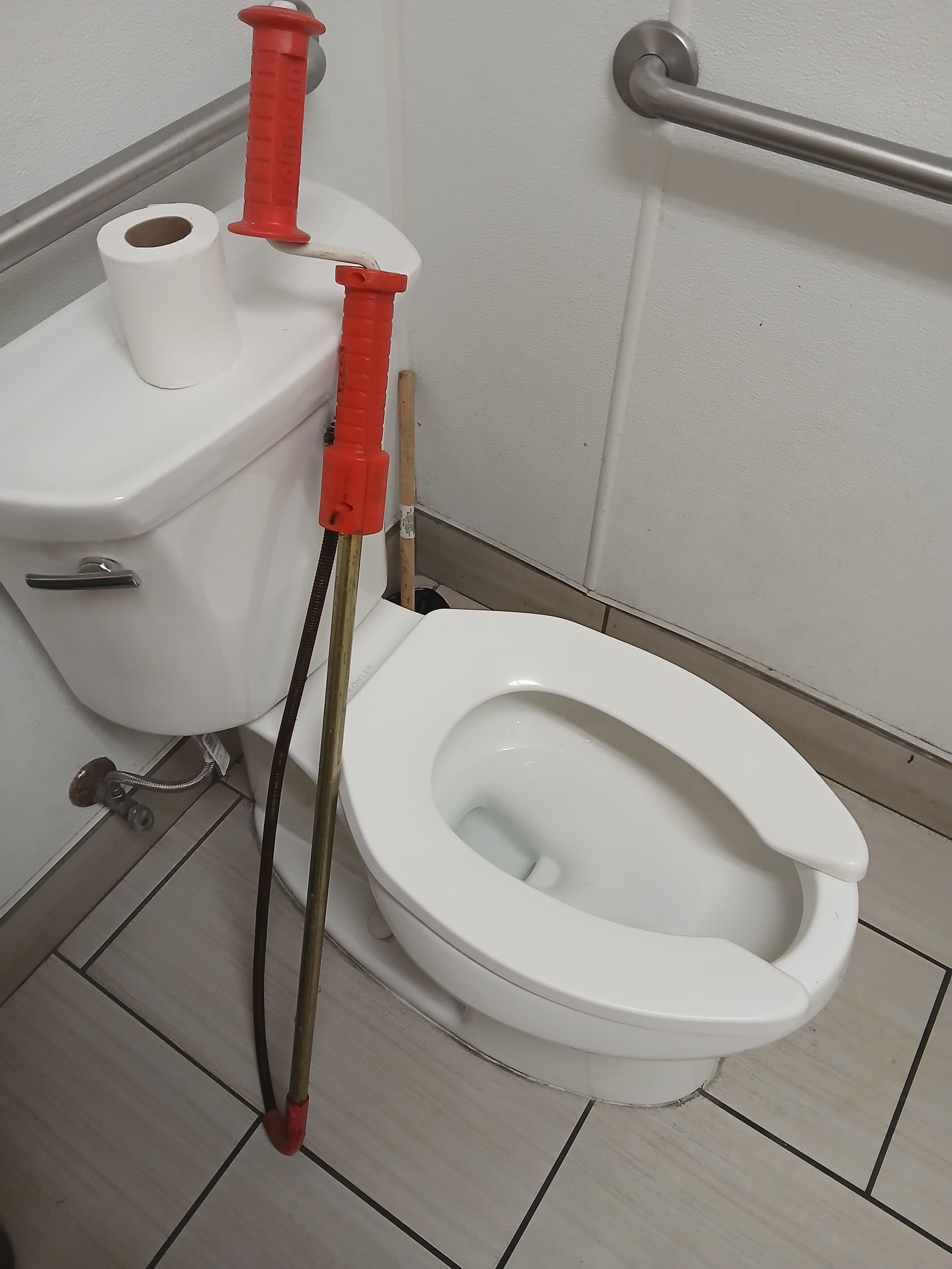 Backed-Up Toilet at an El Cerrito Dental Office - Fixed Fast image