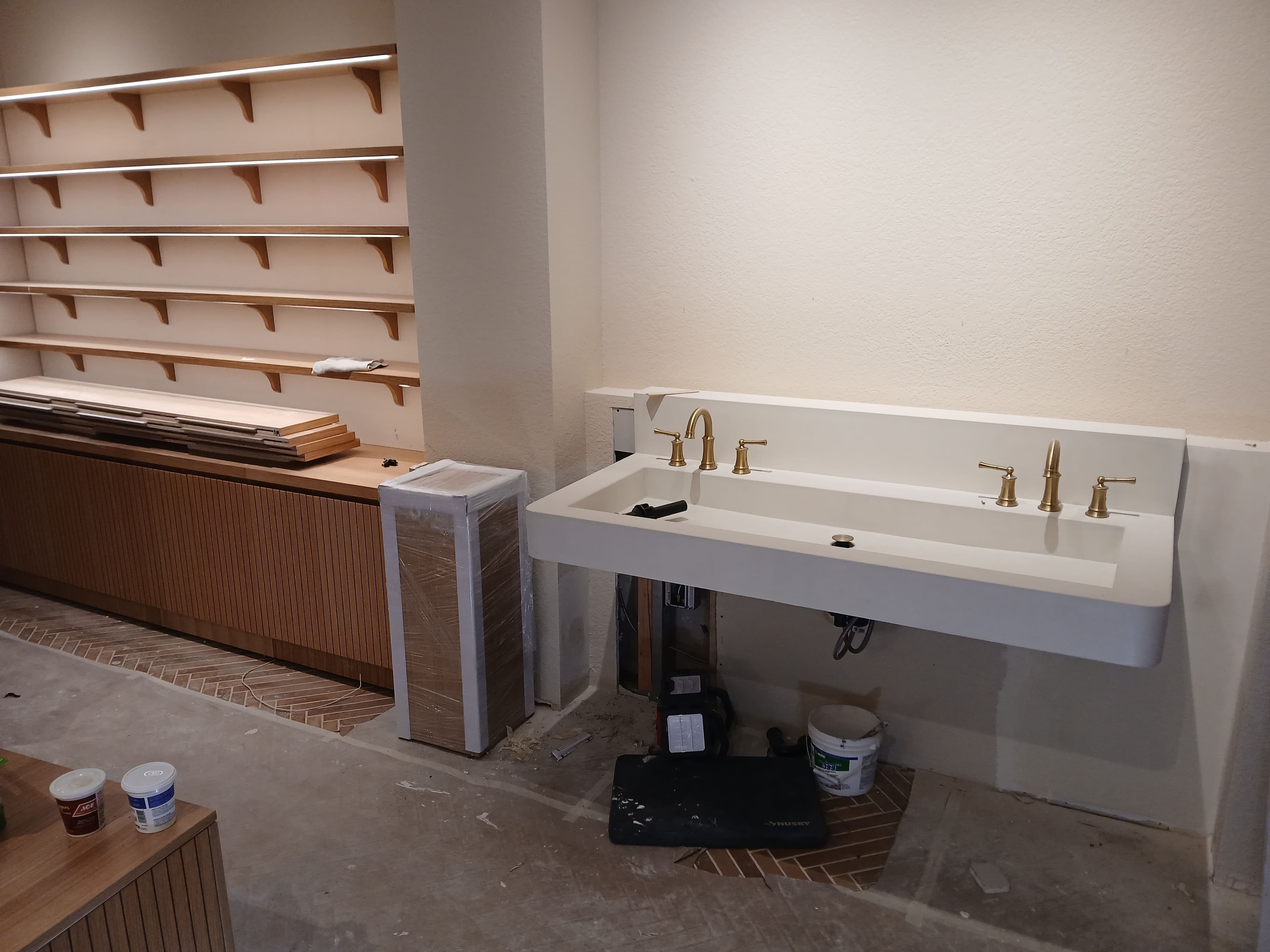 Project Concrete Sink Installation at L'Occitane in Santa Rosa image